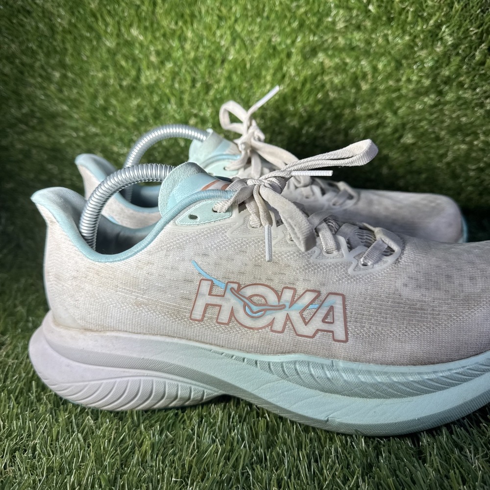 Hoka One One Womens Mach 6 1147834 JTL Teal Running Shoes Sneakers Size 10D - Picture 4 of 9